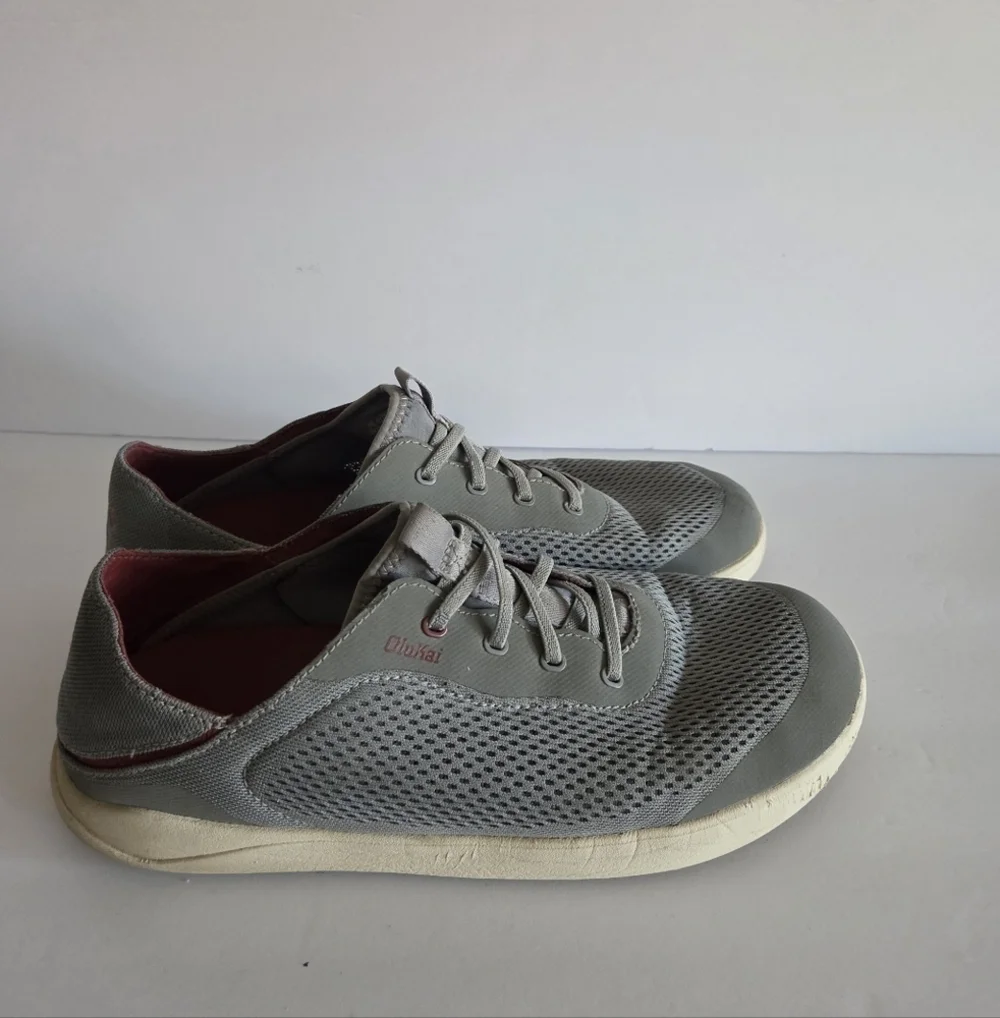 Olukai Gray Men's Casual Sneakers Sz.10,5